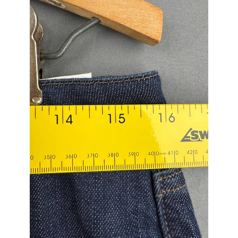 Loft Outlet Jeans Womens 8 Curvy Skinny Dark Indigo Blue Denim NWT